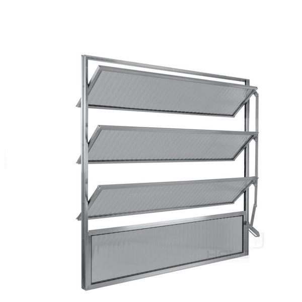 Vitro Basculante Alumínio Branco 80 (a) X 80 (l) - Hale