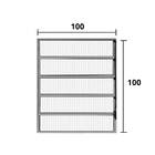 Vitro Basculante Alumínio Brilhante 1.00 X 1.00 - Hale