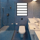 Vitro Basculante Alumínio Preto 1.00 (a) X 80 (l) - Hale