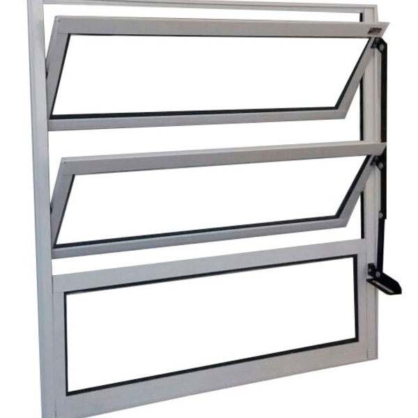 Vitro Basculante De Alumínio  0,40 X 0,40 Linha All Soft Cor