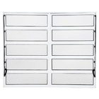 Vitro Basculante Em Aluminio Branco Com 02 Seções  Medidas:60