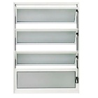 Vitro Basculante Em Aluminio Branco Medidas:1,00x80