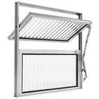 Vitro Basculante Em Aluminio Brilhante Medidas:1,00x80