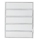 Vitro Basculante Em Alumínio Classic Branca - 100x60