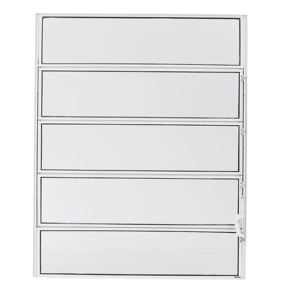 Vitro Basculante Em Alumínio Classic Branca - 100x60