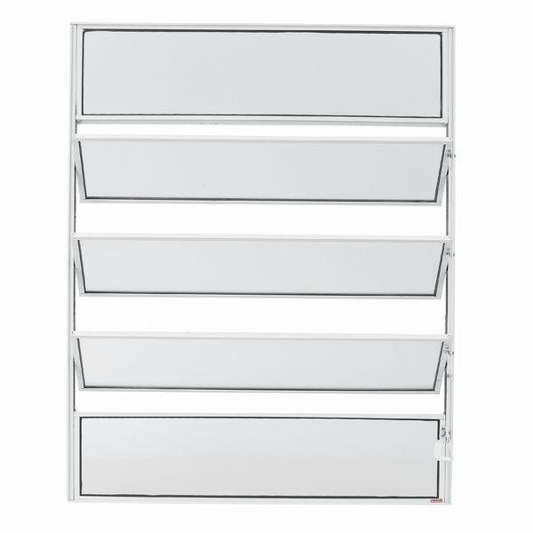 Vitro Basculante Em Alumínio Classic Branca - 100x80