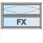 Vitro Basculante Em Alumínio Classic Branca - 40x60
