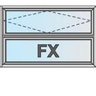 Vitro Basculante Em Alumínio Classic Branca - 40x80