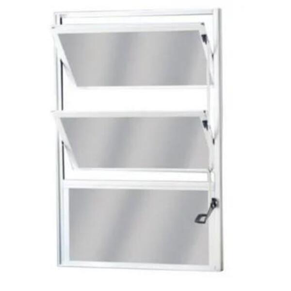 Vitro Basculante Em Alumínio Classic Branca - 60x40