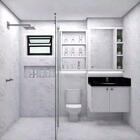 Vitro Basculante Em Alumínio Classic Preto - 40x40