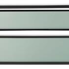 Vitro Basculante Em Alumínio Classic Preto - 40x80