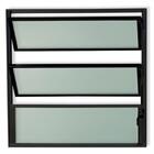 Vitro Basculante Em Alumínio Classic Preto - 50x50