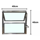 Vitrô Basculante Janela Banheiro Alumínio Vidro Boreal 40x40