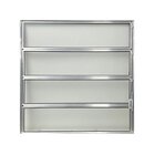 Vitro Basculante Linha Modular Brilhante 80x80 Cinza