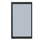 Vitro Capelinha Aluminio Preto 1.20xx0.60