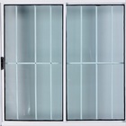 Vitro De Alumínio 2 Folhas 1,00 X 1,20 Com Grade Cor Branco L