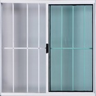 Vitro De Alumínio 2 Folhas 1,00 X 1,20 Com Grade Cor Branco L