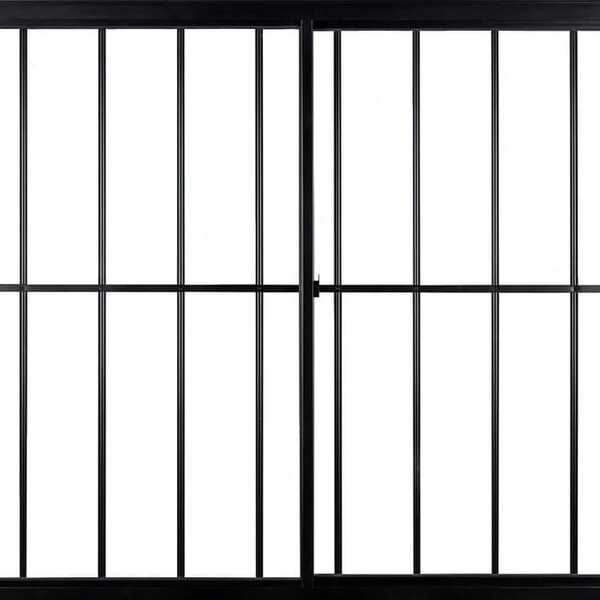 Vitro De Alumínio 2 Folhas 1,00 X 1,50 Com Grade Cor Preto Li