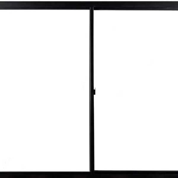 Vitro De Alumínio 2 Folhas 1,00 X 1,50 Sem Grade Cor Preto Li