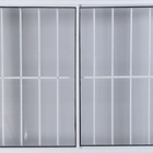 Vitro De Alumínio 2 Folhas 1,20 X 1,20 Com Grade Cor Branco L