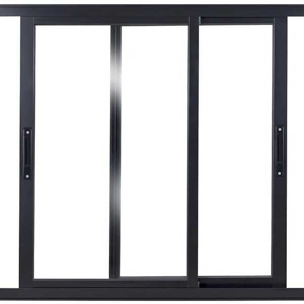 Vitro De Aluminio 2 Folhas Móveis Sem Grade Linha Premium Pre