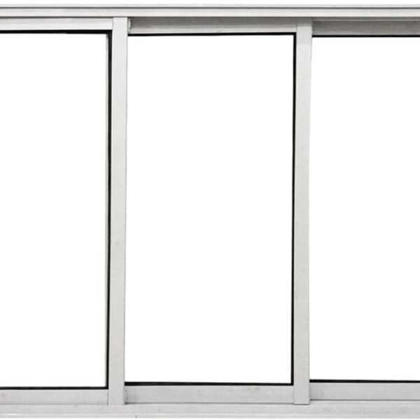 Vitro De Aluminio 3 Planos Móveis Sem Grade Linha Premium Bra