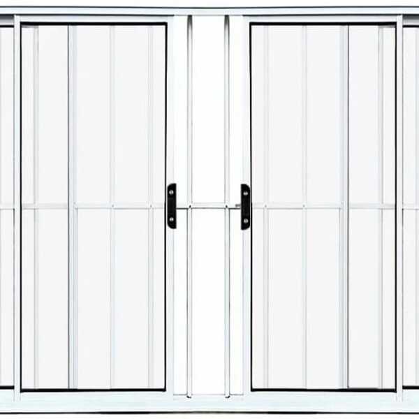 Vitro De Alumínio 4 Folhas 1,00 X 1,00 Com Grade Cor Branco L