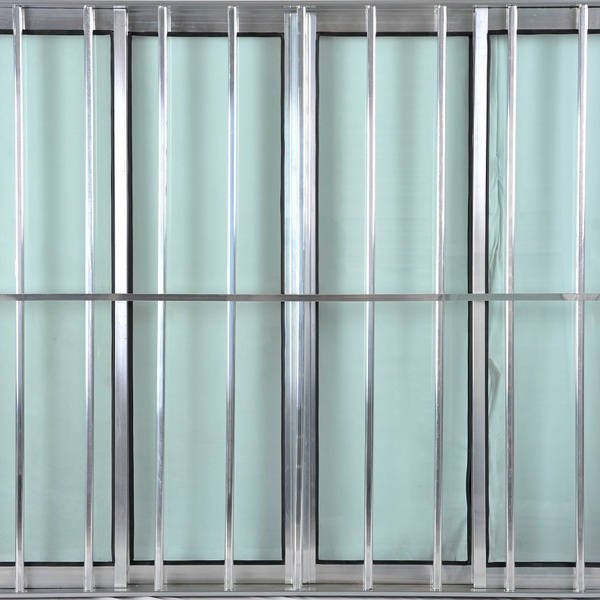 Vitro De Alumínio 4 Folhas 1,00 X 1,00 Com Grade Cor Brilhant