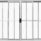 Vitro De Alumínio 4 Folhas 1,00 X 1,20 Com Grade Cor Brilhant