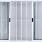 Vitro De Alumínio 4 Folhas 1,00 X 1,80 Com Grade Cor Branco L