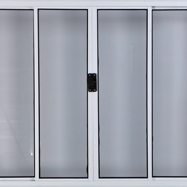 Vitro De Alumínio 4 Folhas 1,20 X 1,20 Sem Grade Cor Branco L