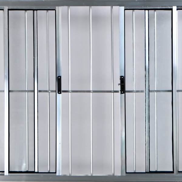 Vitro De Alumínio 4 Folhas 1,20 X 1,50 Com Grade Cor Brilhant