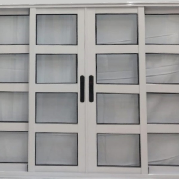 Vitro De Alumínio Travessa 4 Folhas Sem Grade 1,00 X 2,00 Cor