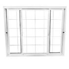 Vitro de Correr Quadriculado na Cor Branco 120x100 Realiza -