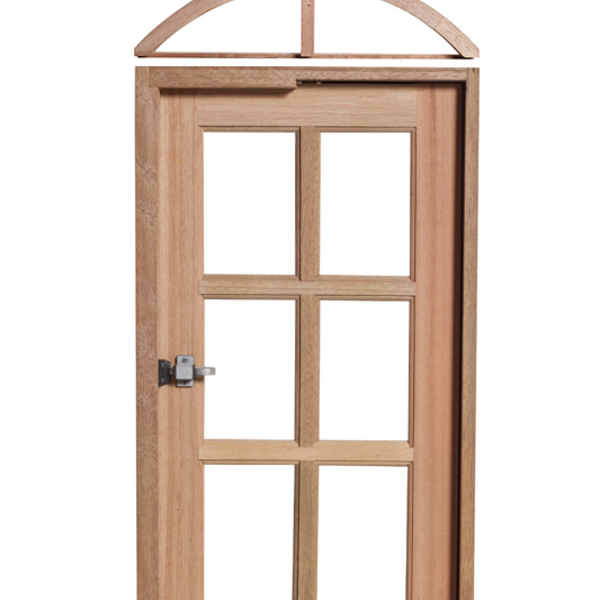Vitro De Madeira Pivotante Cedro Arana Em Arco 1,00 X 0,45 Li