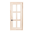 Vitro De Madeira Pivotante Padrão Cedro Com Guarnição 0,80 X