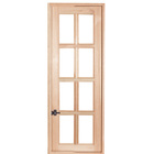 Vitro De Madeira Pivotante Padrão Cedro Com Guarnição 1,20 X