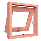 Vitrô Maxim Ar Basculante 50 X 50 Cm Madeira Maciça De Eucali