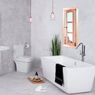 Vitrô Pivotante Quadriculado 120cmx40cmx12cm Ve961 Esel