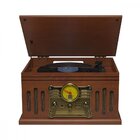 Vitrola Raveo 90-08661 Rádio Fm, Vinil, Cd, Bluetooth E Usb