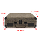 Vitrola Raveo Sonetto Onix Toca Discos Bluetooth Usb E Grava