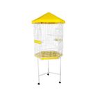 Viveiro Bragança Sextavado 60 Pássaros Pequenos Amarelo