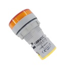 Voltímetro Digital 22mm 20-500vca Amarelo