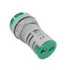 Voltímetro Digital 22mm 20-500vca Verde