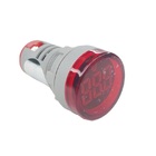 Voltímetro Digital 22mm 20-500vca Vermelho