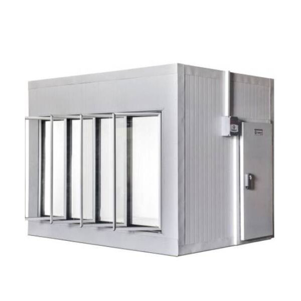 Walk In Cooler Gallant Congelados 4 Portas Vidro Com Piso Pai