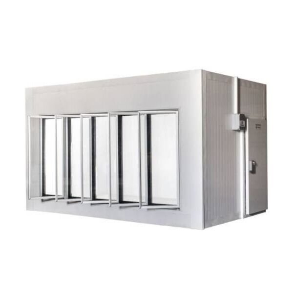 Walk in Cooler Gallant Resfriados 5 Portas Vidro com Piso Pai
