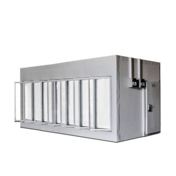 Walk in Cooler Gallant Resfriados 7 Portas Vidro com Piso Pai