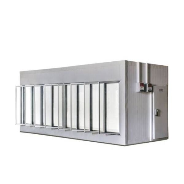 Walk in Cooler Gallant Resfriados 8 Portas Vidro sem Piso Pai