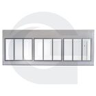 Walk in Cooler Gallant Resfriados 9 Portas Vidro sem Piso Pai